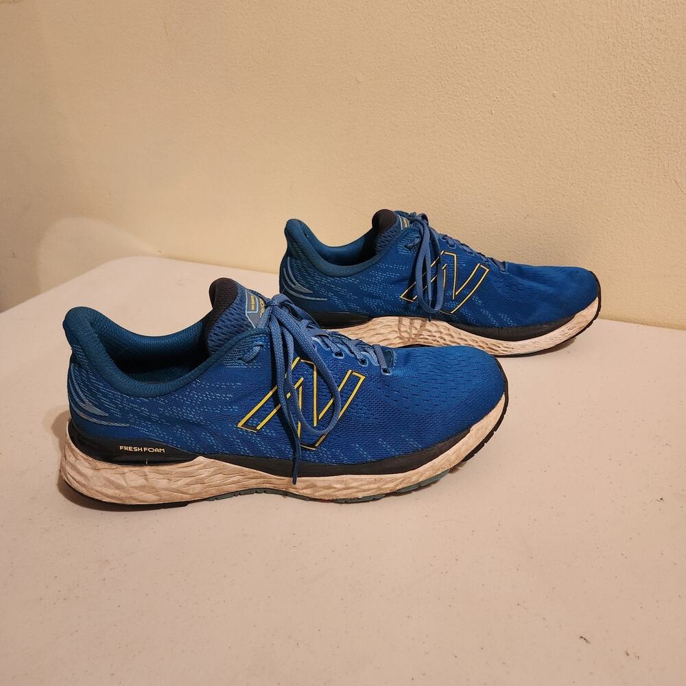 New Balance Mens Sz 13 Fresh Foam 880 V11 M880F11 Blue Sneakers Running Shoes